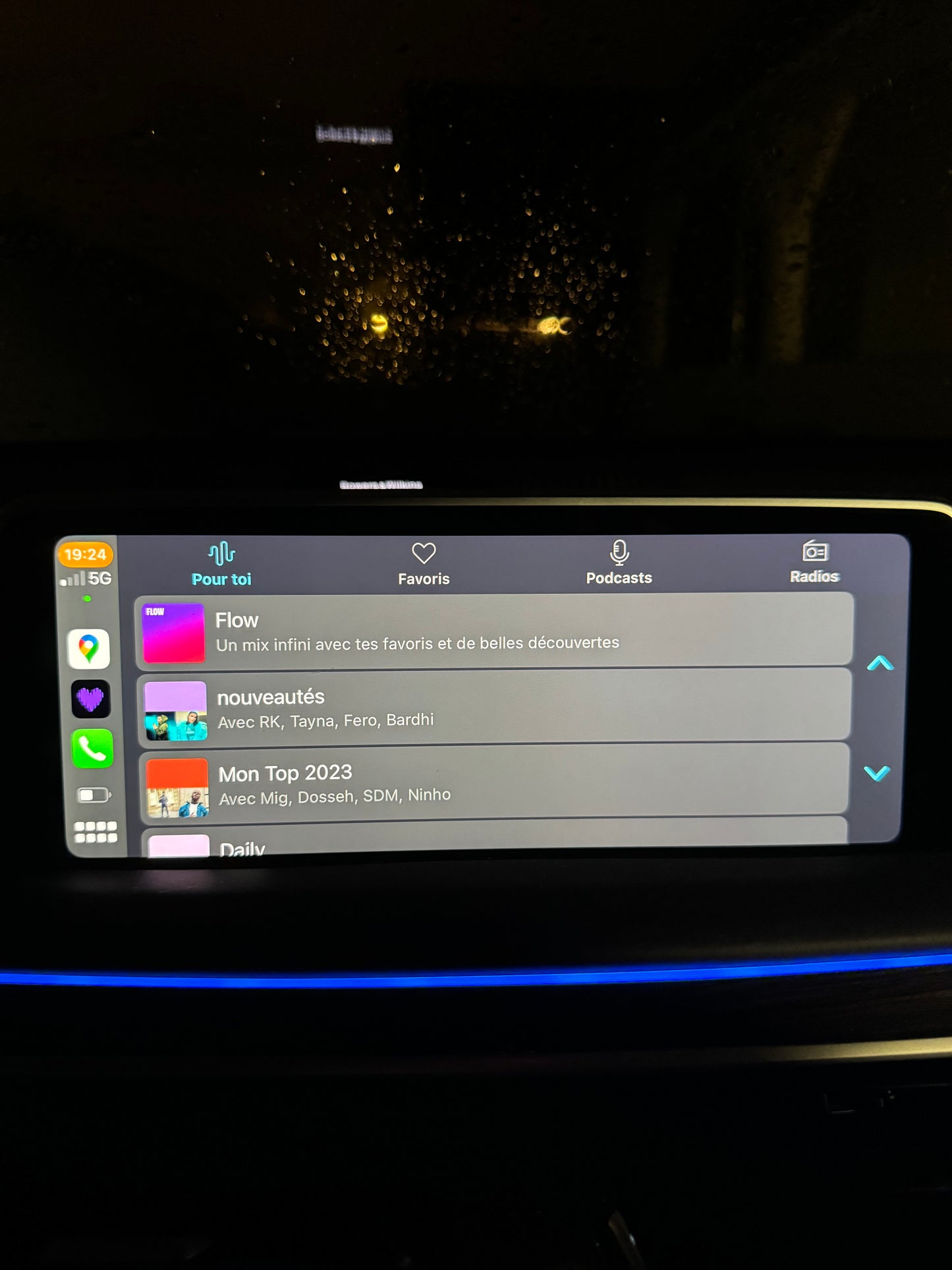Apple CarPlay d'origine constructeur