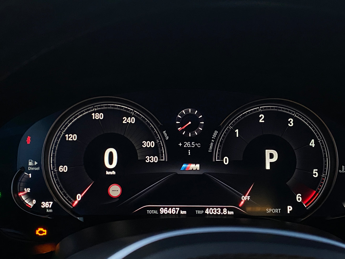 COMPTEUR ///M gradué 330KMH