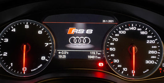 Logo S / RS Sur le compteur
