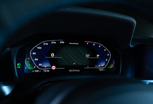 Compteur ALPINA gradué 340kmh